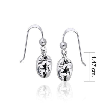 Coffee Bean Earrings TE633 - Jewelry